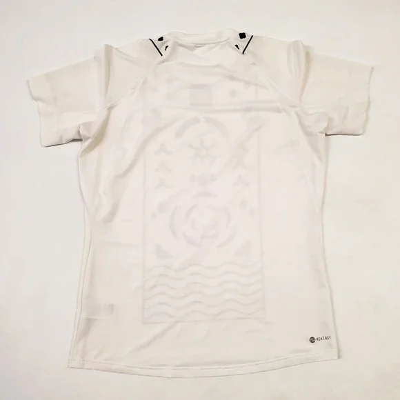 Adidas Paris Open HEAT RDY Freelift Tennis Shirt White Large - Picture 9 of 10